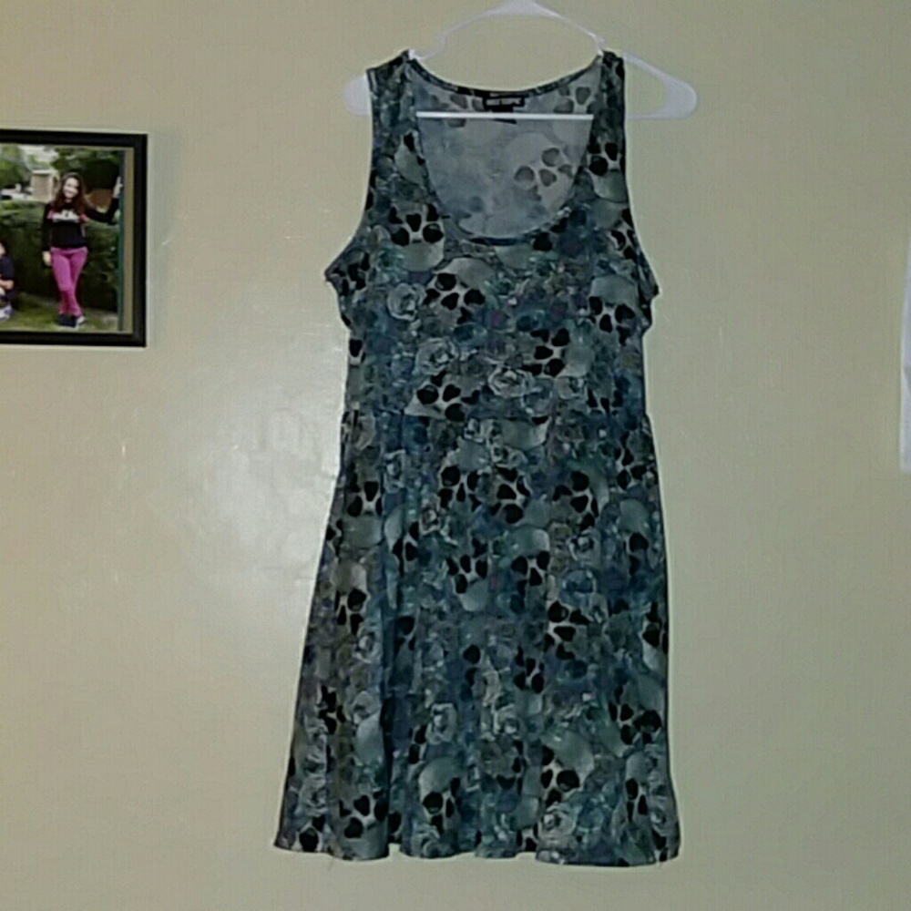 Cute Skull Hot Topic Sleeveless Dress